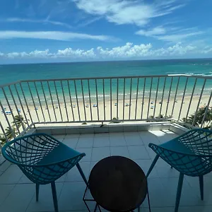 Apartment Gorgeous Ocean View 1br W/beach Acess & Pool, San Juan